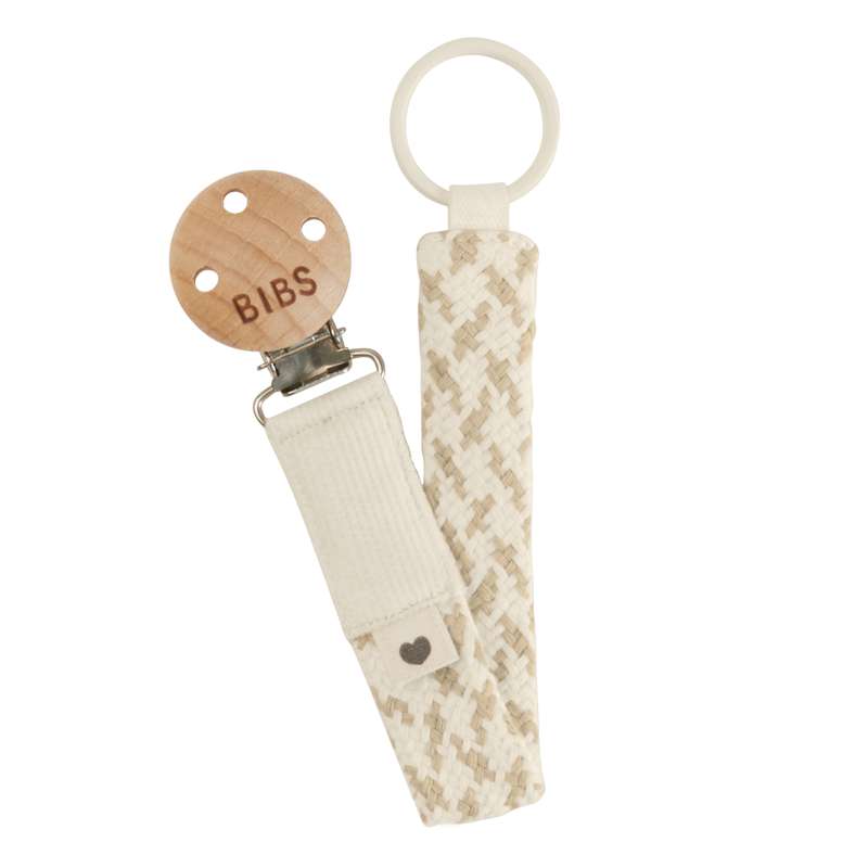 BIBS Accessories - Paci Braid Pacifier cord - Ivory/Vanilla