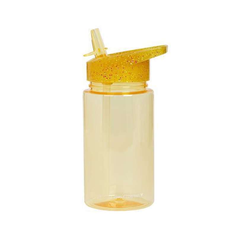 A Little Lovely Company Water Bottle - Glitter - Gold
