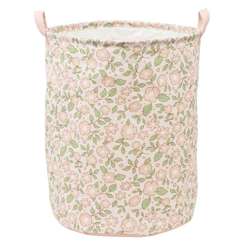 A Little Lovely Company Storage Basket - Blossoms - Light Pink