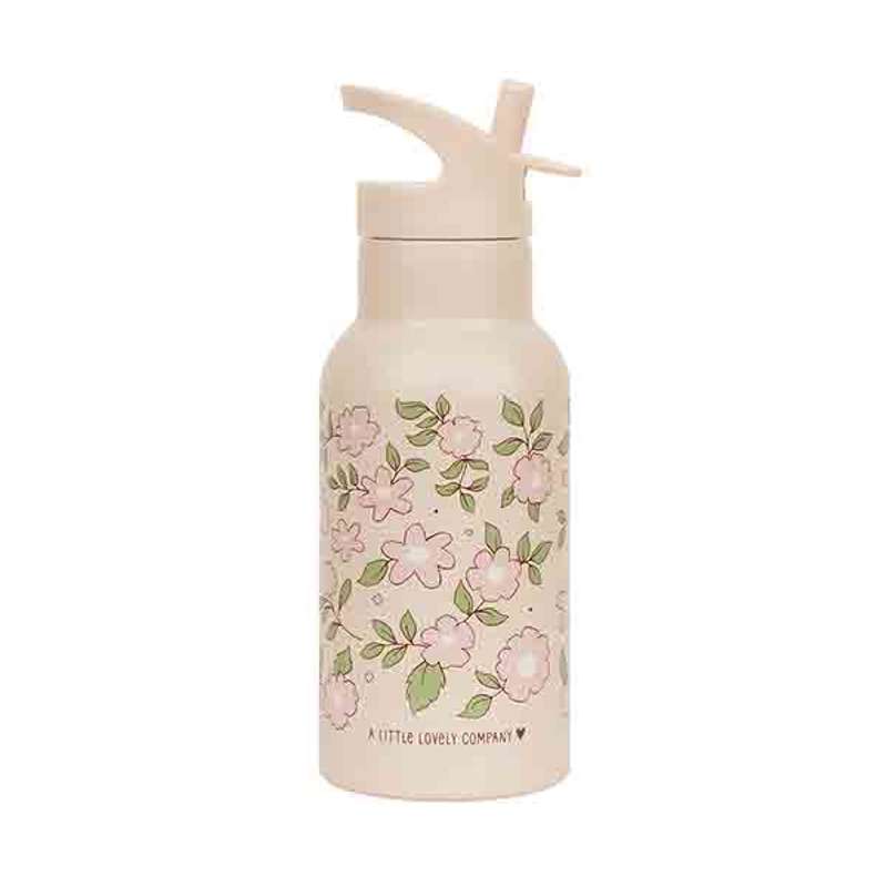 A Little Lovely Company Thermos Flask - 350 ml. - Blossoms - Light Pink