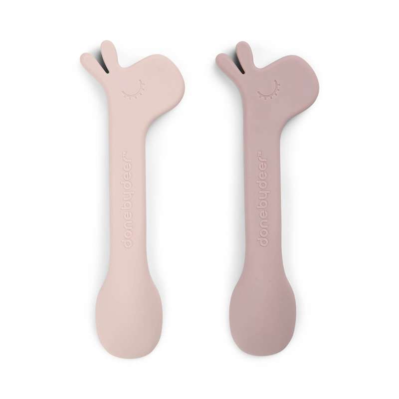 Done by Deer Silicone spoon 2-pack Lalee Powder