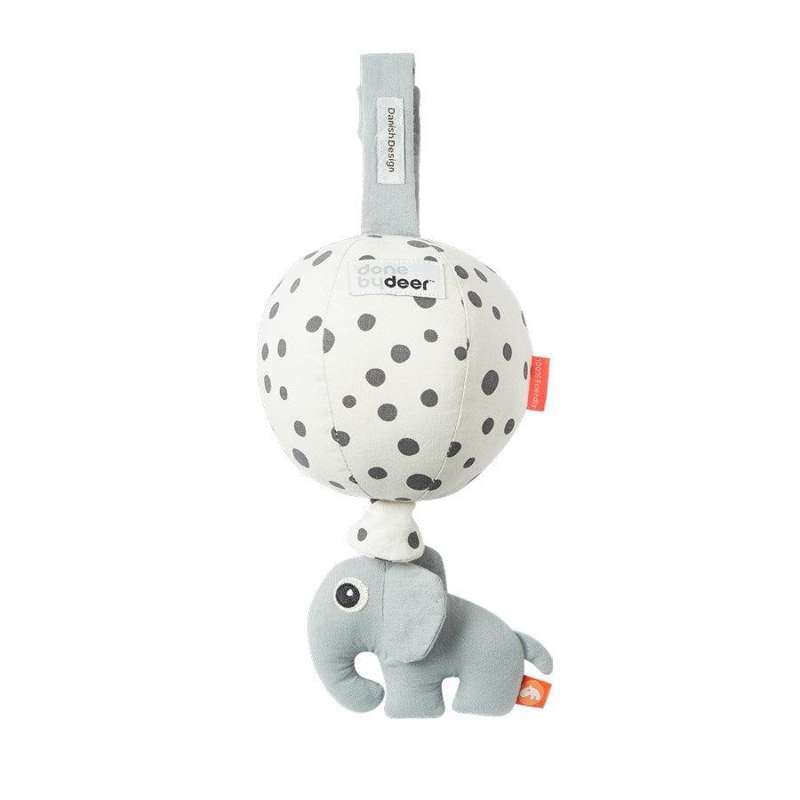 Done by Deer Musical balloon - Happy dots Grey