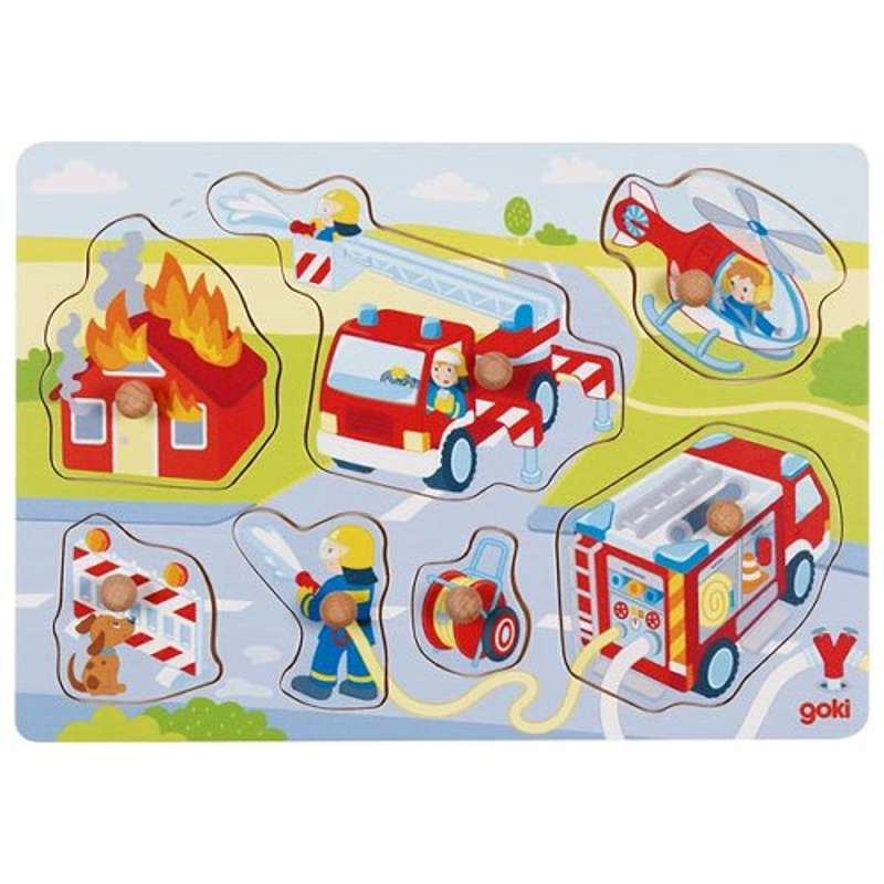 Goki Lift out puzzle - Firefighters in action