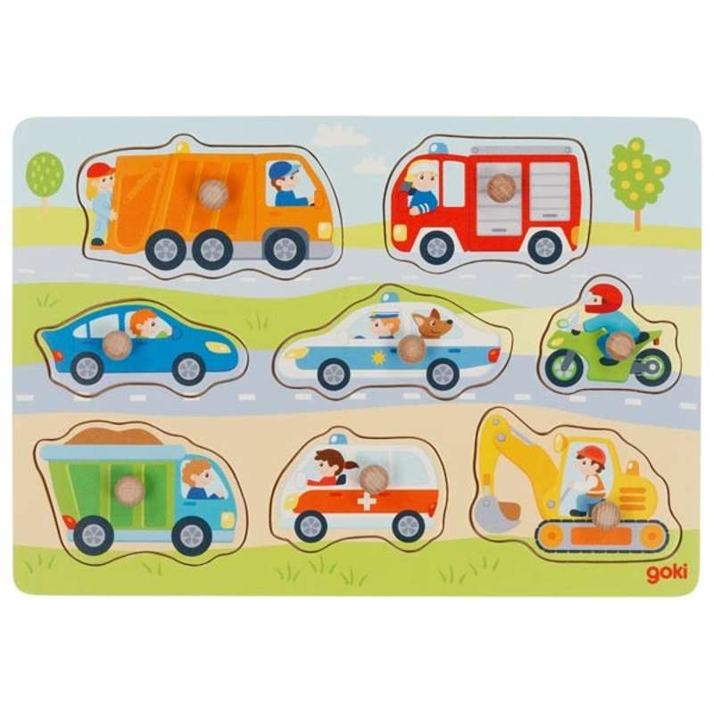 Goki Lift out puzzle - vehicles