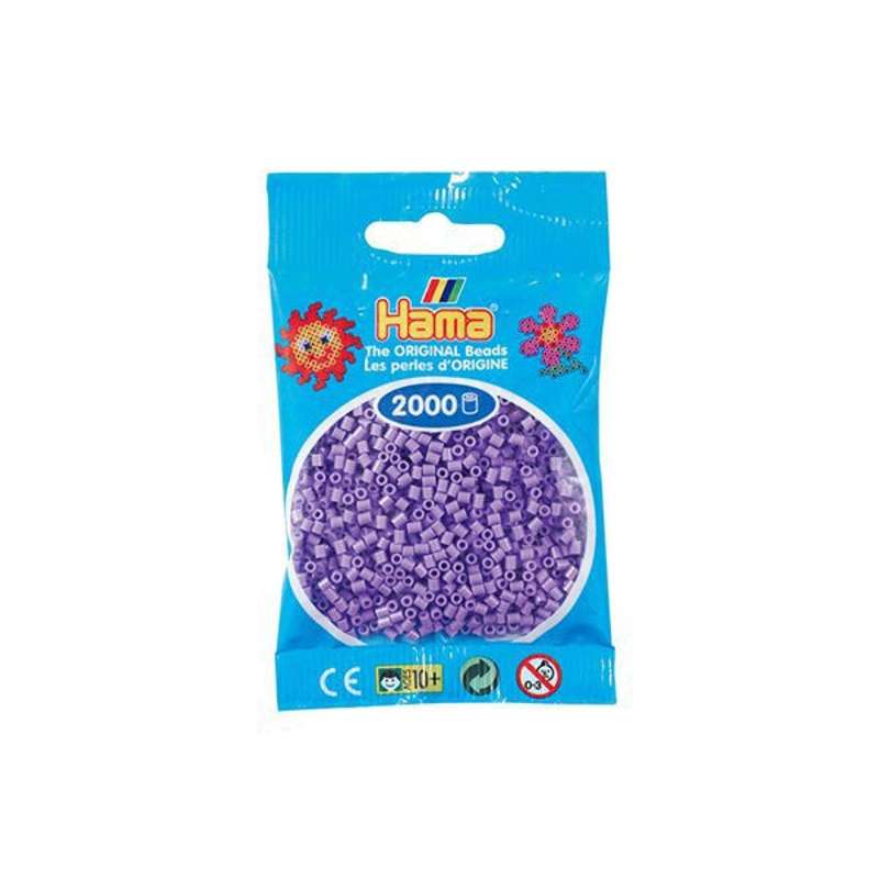 HAMA Mini Beads - 2000 pcs - Pastel purple (501-45)