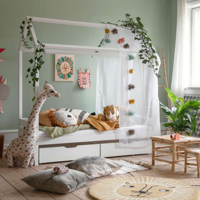 Hoppekids House bed - ECO Comfort 70x160cm - White