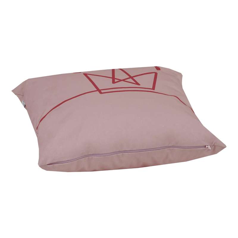Hoppekids PRINCESS Pillow - Pale rose with big crown