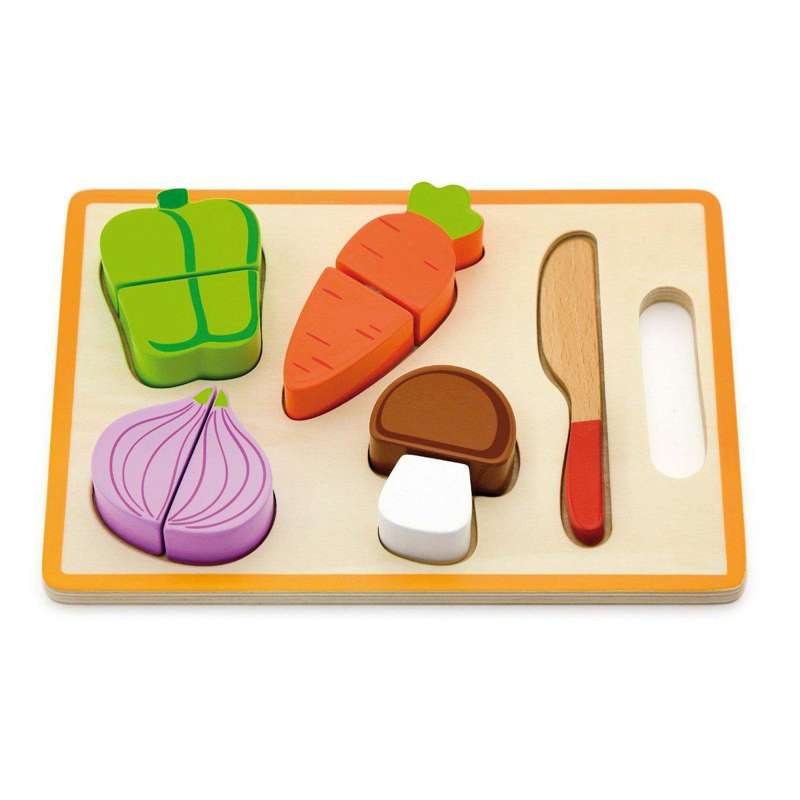 Kid'oh Play Food on Cutting Board - Vegetables