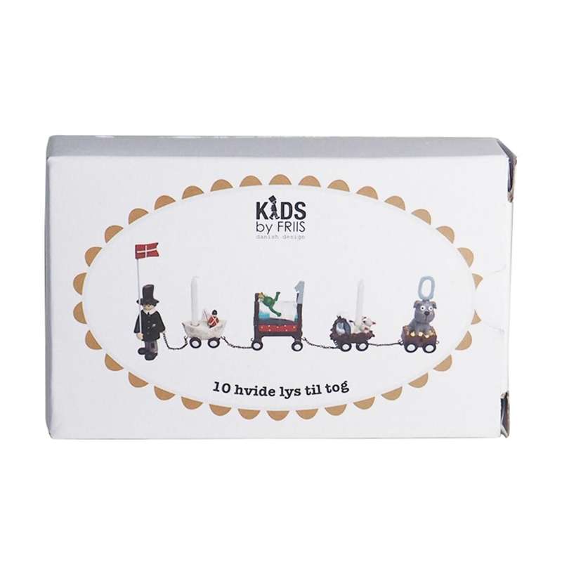 Kids by Friis Birthday Candle for Train - white