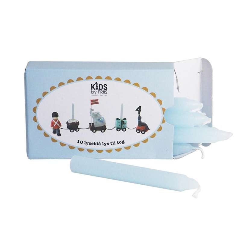 Kids by Friis Birthday Candle for Train - light blue