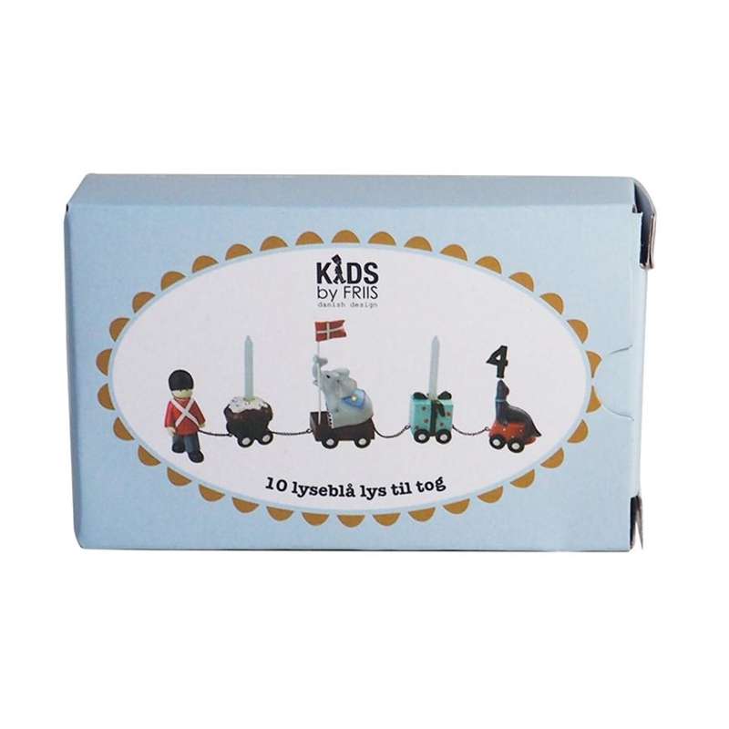 Kids by Friis Birthday Candle for Train - light blue