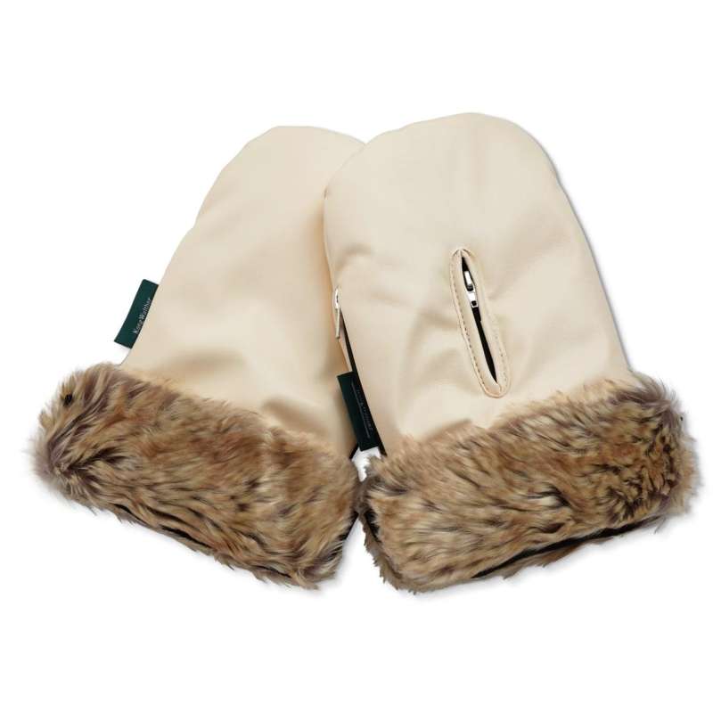 KongWalther Østerbro gloves - Cream Fur
