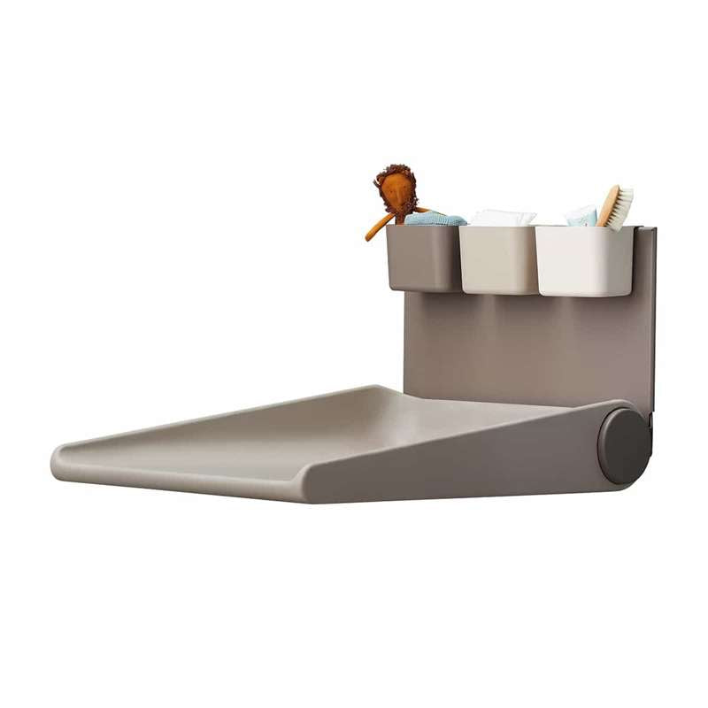 Leander Wally wall-mounted changing table - Cappuccino
