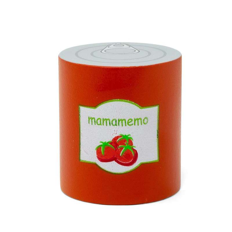 MaMaMeMo Play Food Canned Tomatoes in Wood