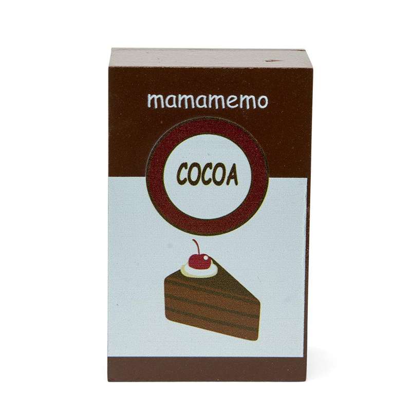MaMaMeMo Body Food cocoa package in wood