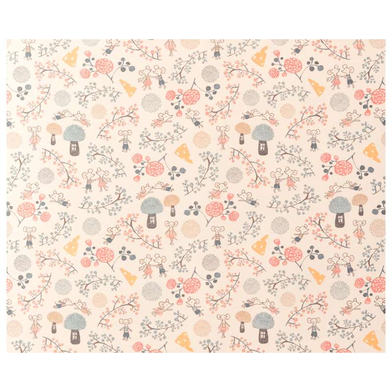 Maileg Gift Wrap - Maileg Mouse Party (10 meters)