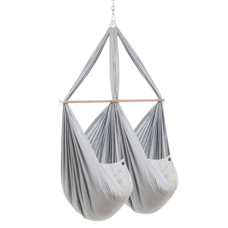 Nonomo Twin sling cradle including microfiber mattress - Gray