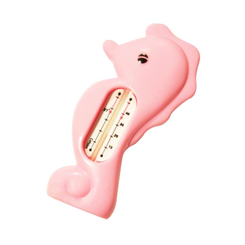Oopsy Bath Thermometer - Seahorse - Pink