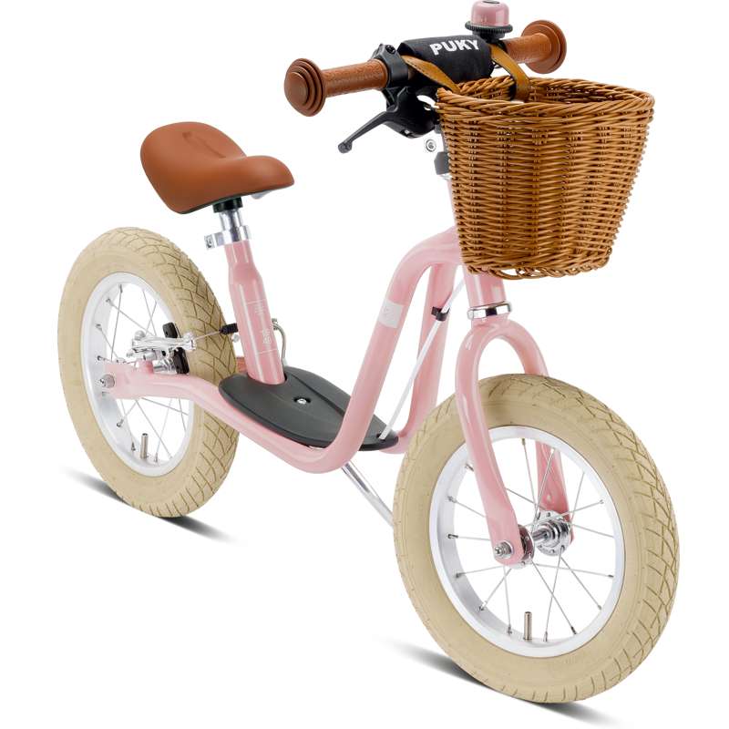 PUKY LR XL BR CLASSIC - Two-wheeled Running Bike with Accessories - Retro Pink