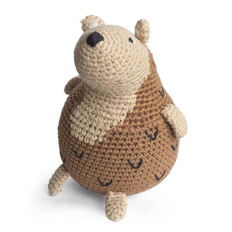 Sebra Crochet tilting toy, Twinkle the hedgehog