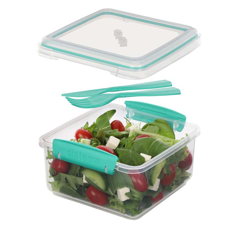 Food Storage Container System - Lunch Plus To Go - 1.2 L - Minty Teal