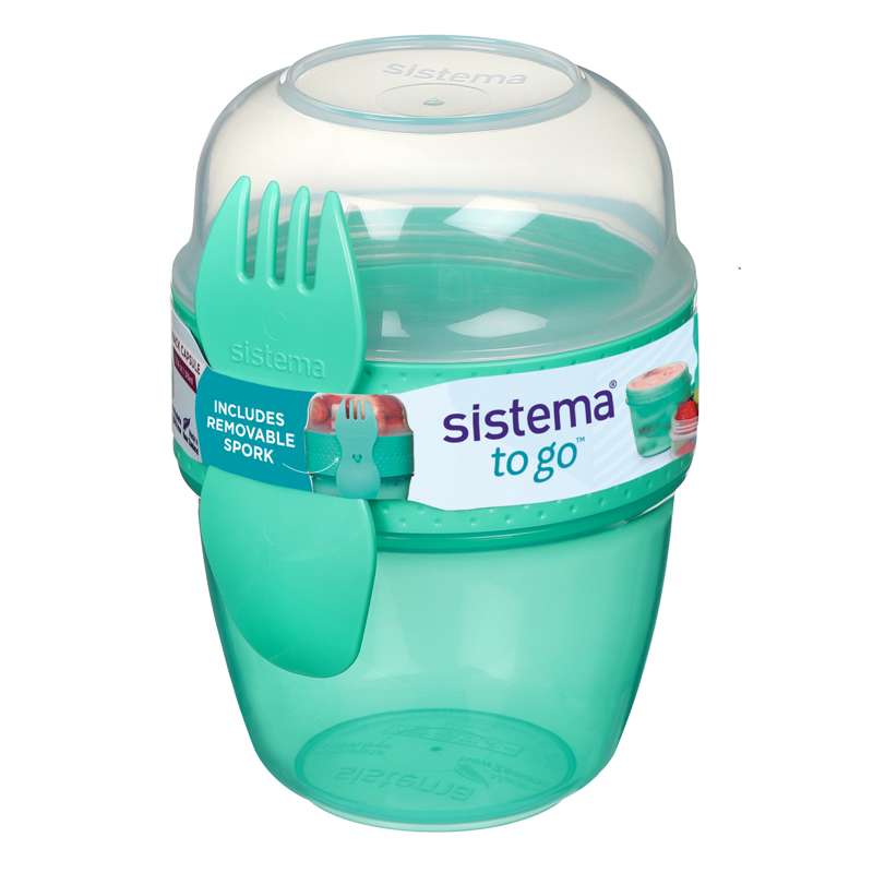 Food Storage Container System - Snack Capsule To Go - 515 ml. - Minty Teal