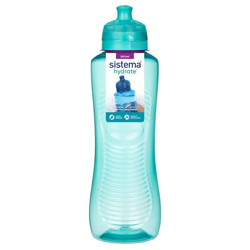 Sistema Water Bottle - Gripper - 800 ml. - Minty Teal