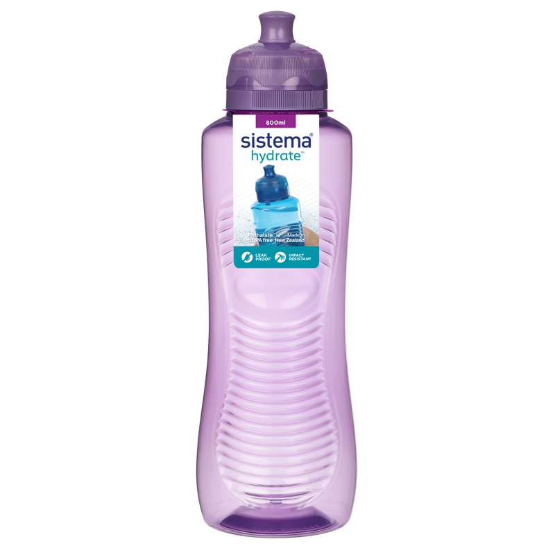 Sistema Water Bottle - Gripper - 800 ml. - Misty Purple