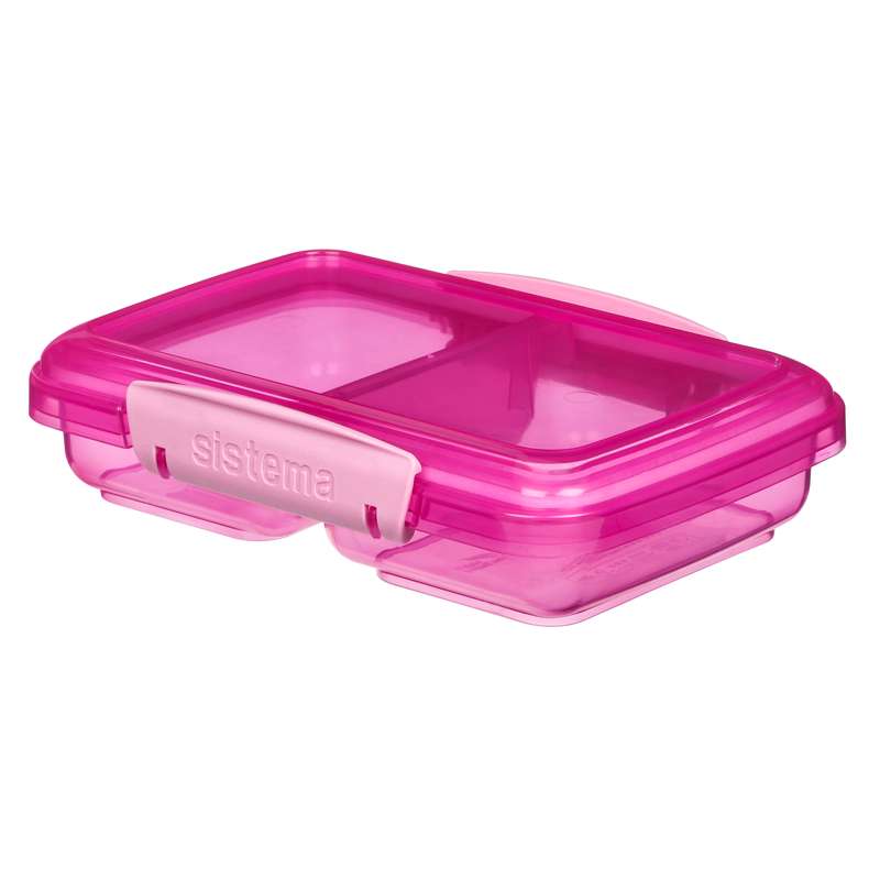 Snackbox System - Small Split - 350 ml. - Pink