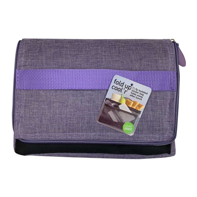 Folding Cooler Bag - Light Purple