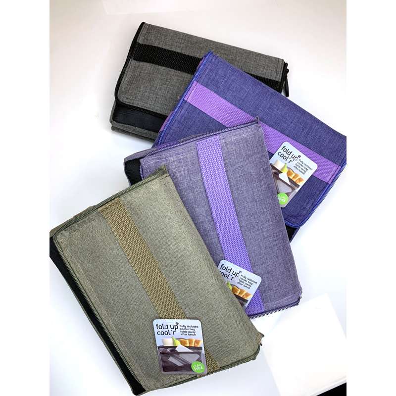 Folding Cooler Bag - Light Purple