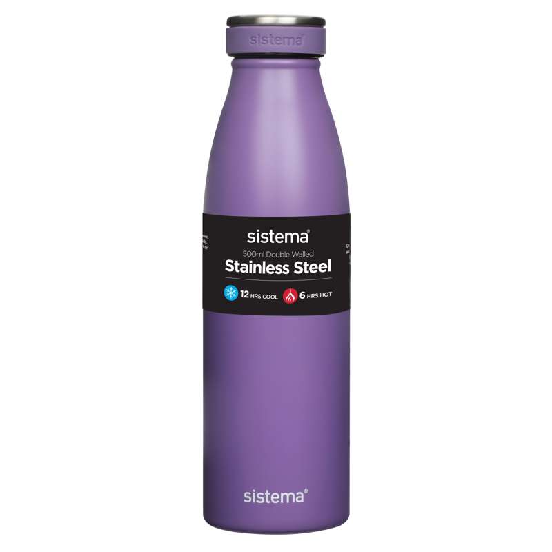 Thermos Flask System - Stainless Steel - 500 ml - Misty Purple