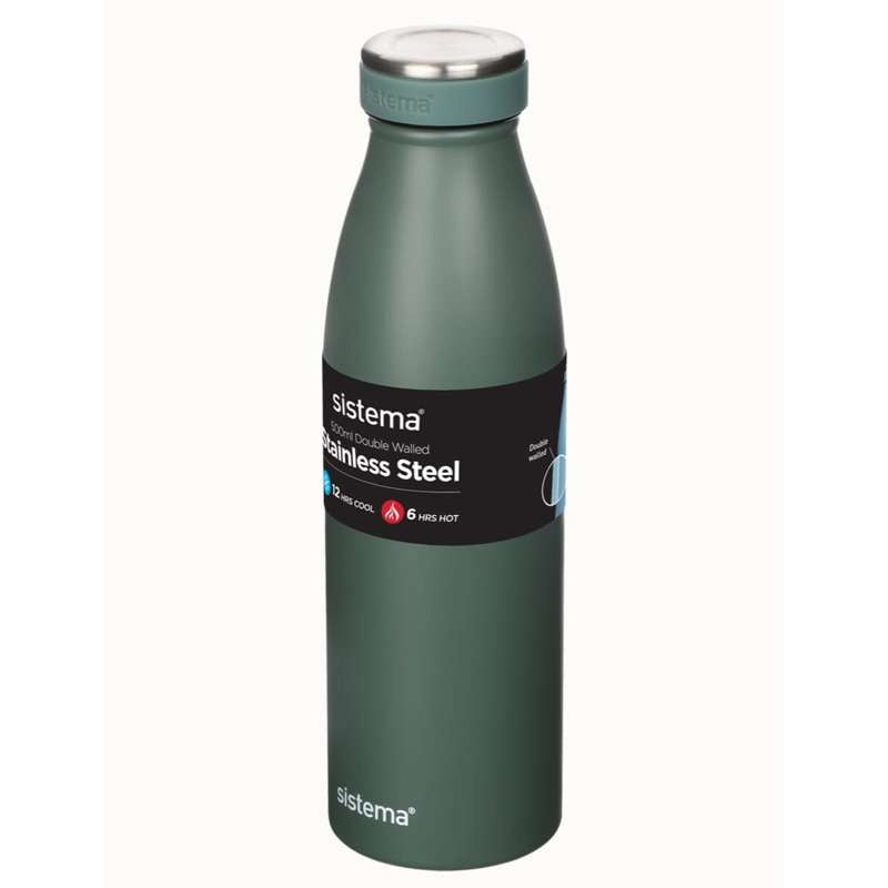 Thermos Flask System - Stainless Steel - 500 ml - Nordic Green