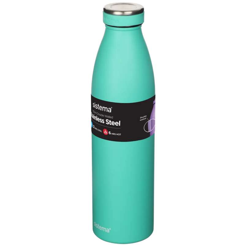 Thermos Flask System - Stainless Steel - 750 ml - Minty Teal