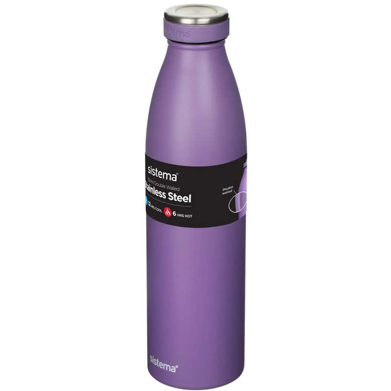 Thermos Flask System - Stainless Steel - 750 ml - Misty Purple