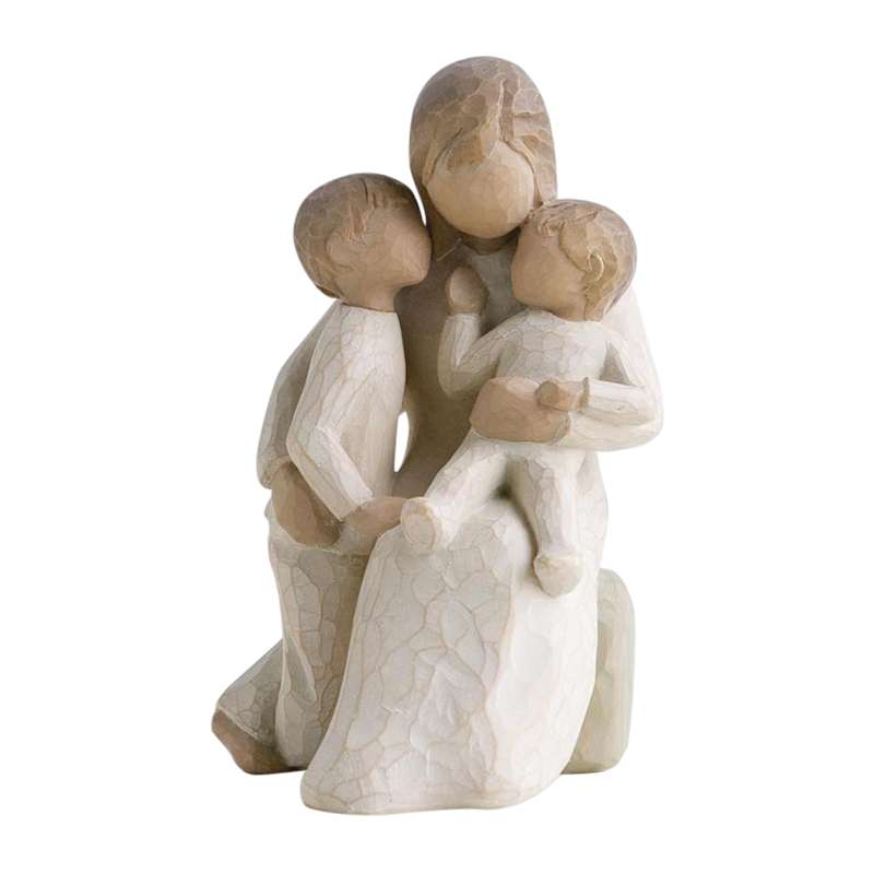 Willow Tree Quietly figurine (mother with two children)
