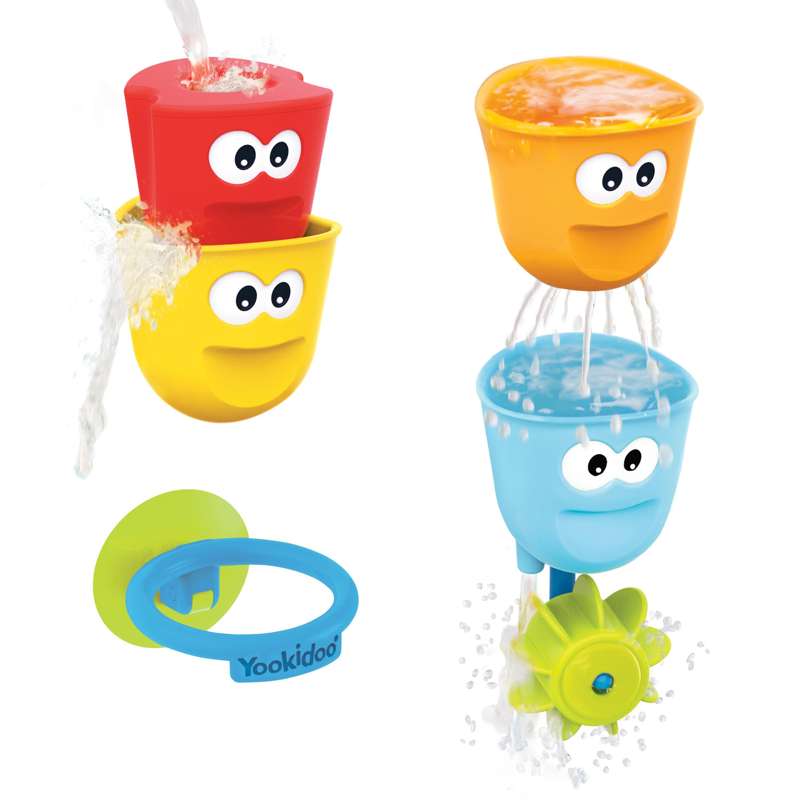Yookidoo Bath Toy Fill 'N' Spill Action Cups